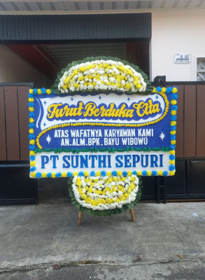 Papan Bunga Duka di Sobang